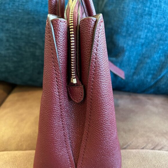 Kate Spade Margaux Medium Satchel, Burgundy - Picture 5 of 9